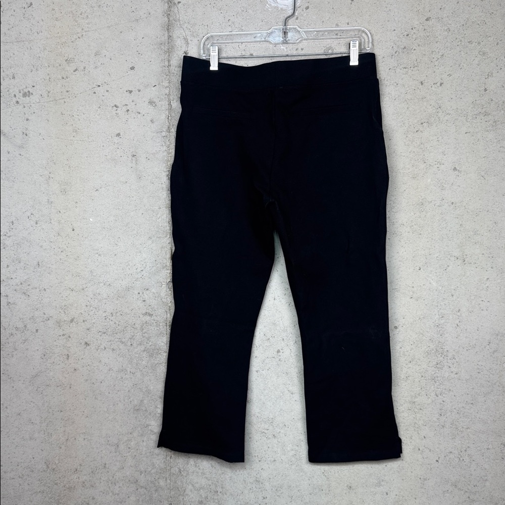 Quince Ultra-Stretch Ponte Kick Flare Pants sz L - Picture 6 of 9